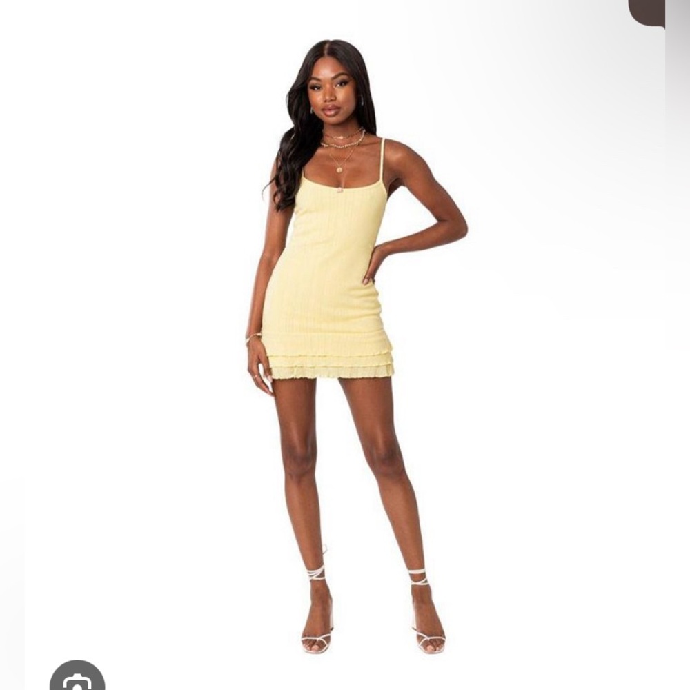 Edikted Ruffle Mini Dress
